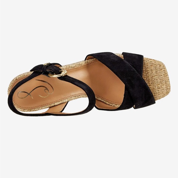 Sam Edelman Trianna 2 Platform sandals in black New with box size 9.5 - Picture 5 of 9